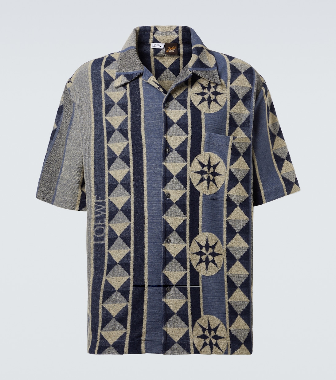 Jacquard terry bowling shirt | Loewe