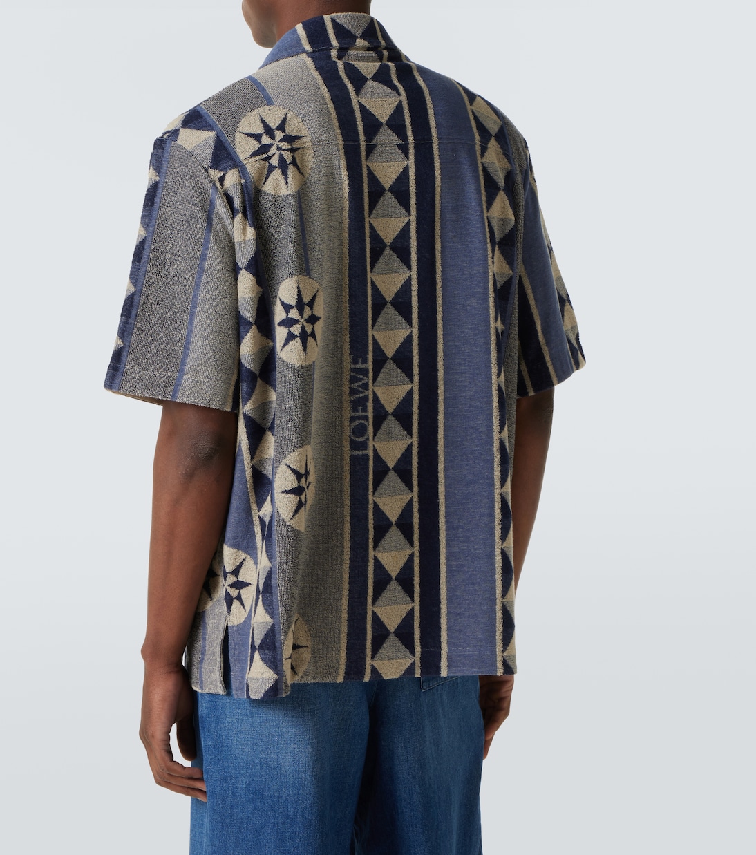 Jacquard terry bowling shirt | Loewe