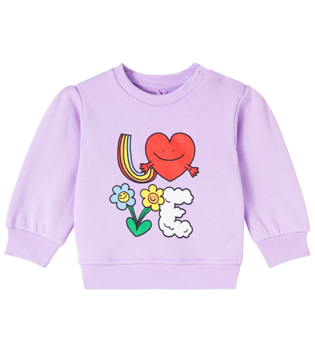 Baby Sweatshirt aus Baumwolle | Stella McCartney Kids