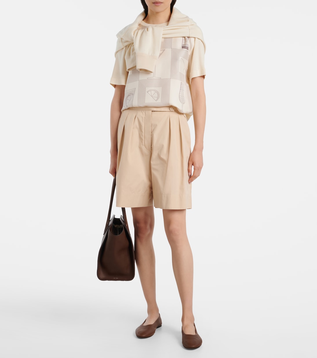 Bedrucktes T-Shirt Mazzorbo aus Seiden-Jersey | Loro Piana