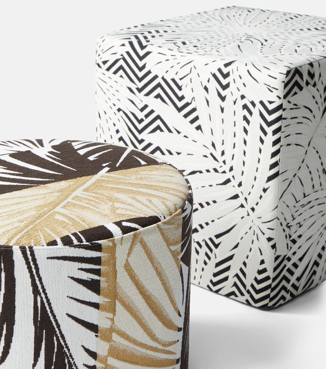 Ombre floral pouf | Missoni