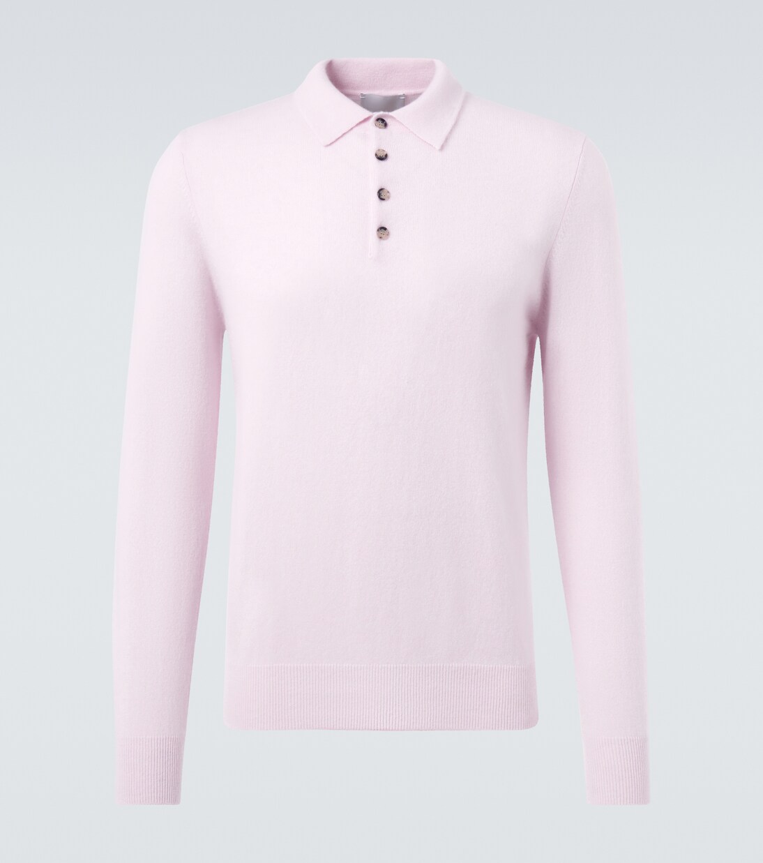 Cashmere polo sweater | Allude
