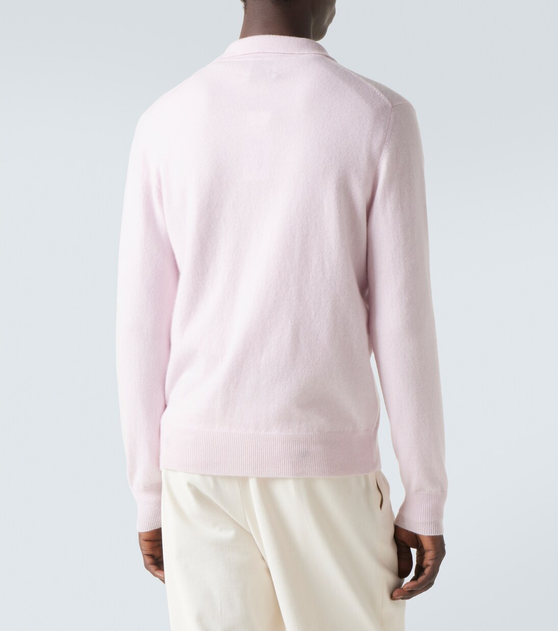 Cashmere polo sweater | Allude