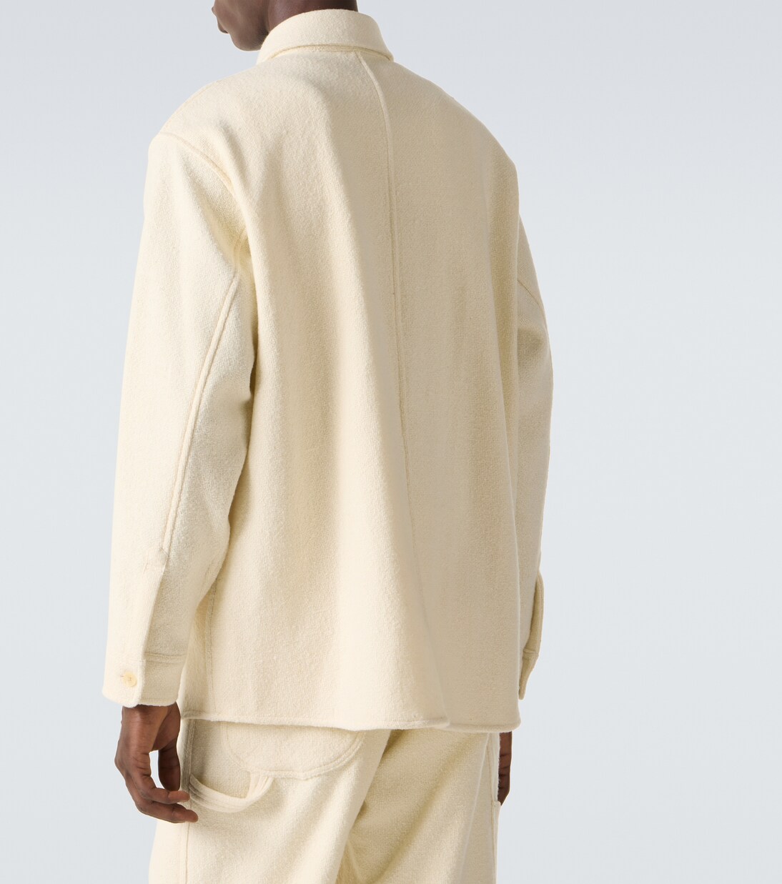 Wool tweed overshirt | Auralee