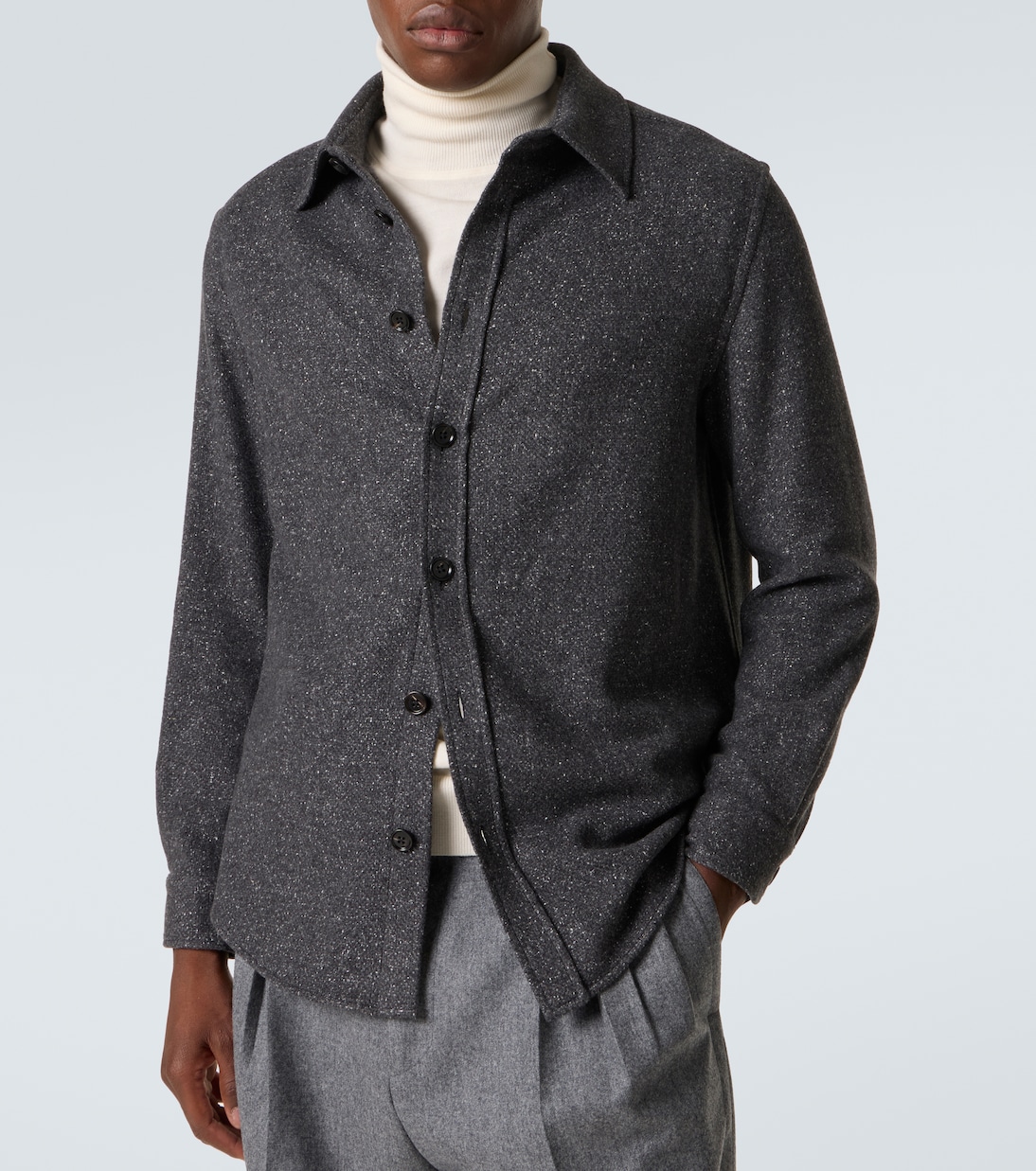 Cashmere and silk overshirt | Zegna