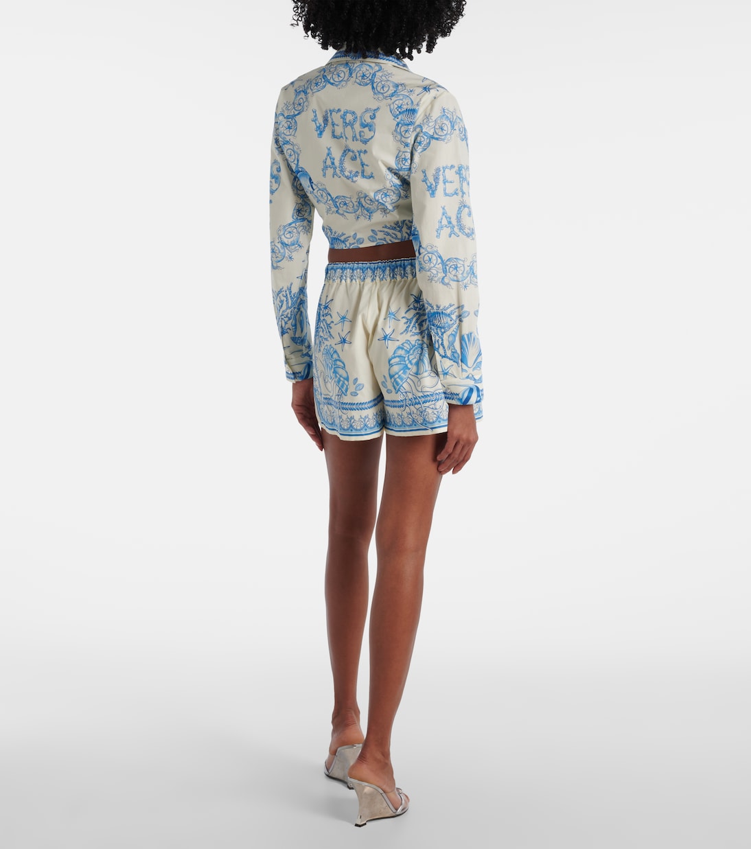 Cropped-Top Underwater Barocco | Versace