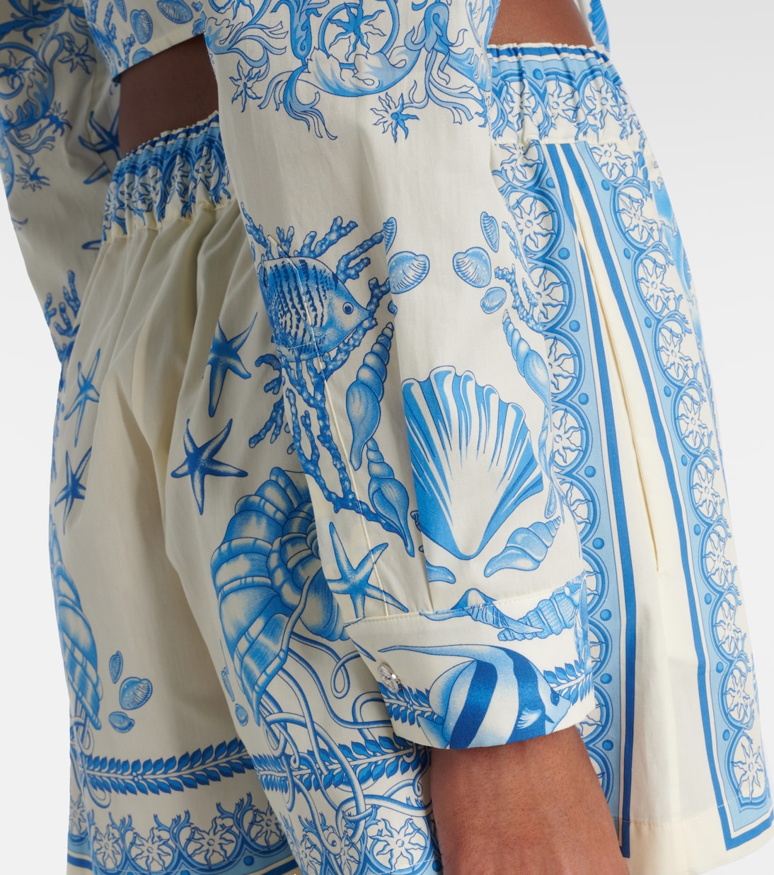 Cropped-Top Underwater Barocco | Versace