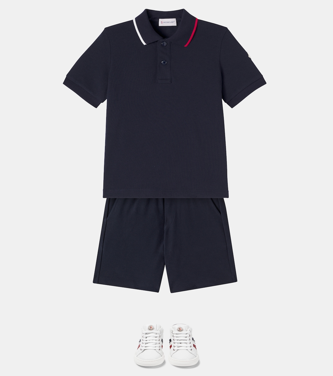 Polo in piqué di cotone | Moncler Enfant