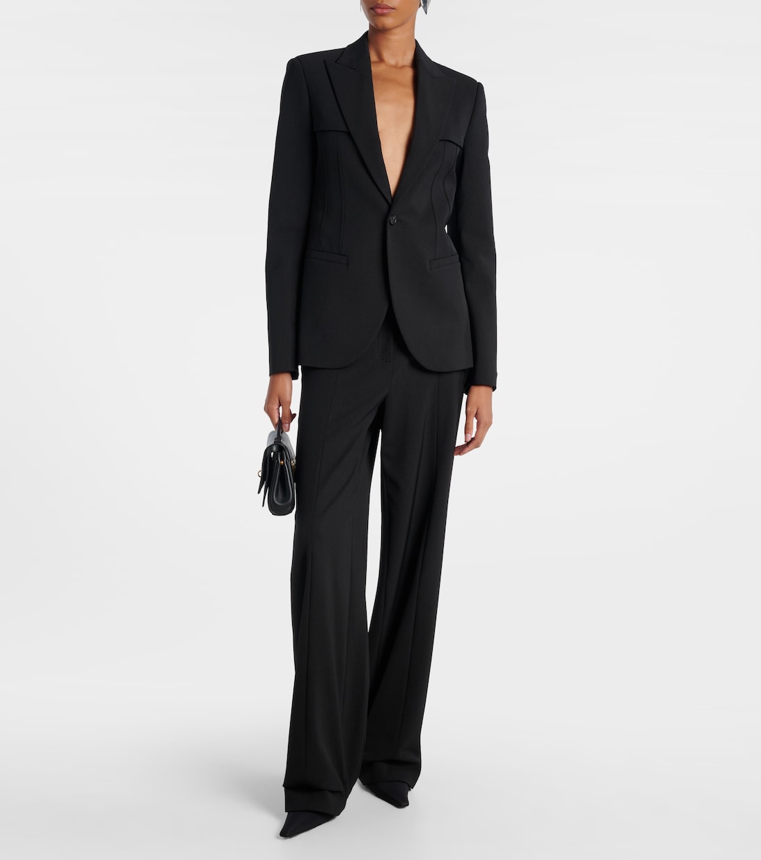 Pantalones rectos de tiro medio | Jean Paul Gaultier