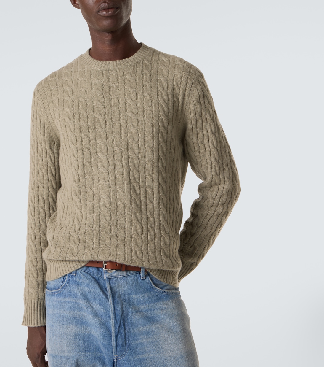 Pullover Duke Street in cashmere a trecce | Arch4