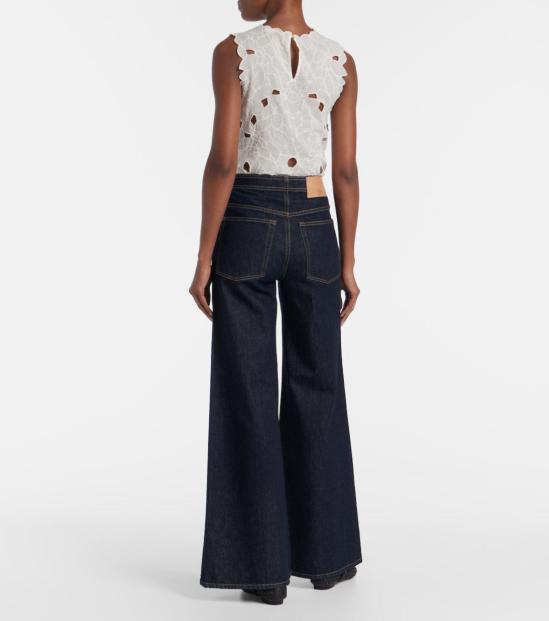 Bianca high-rise wide-leg jeans  | Ulla Johnson