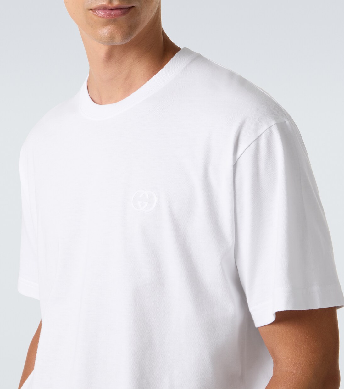 Double G cotton jersey T-shirt | Gucci