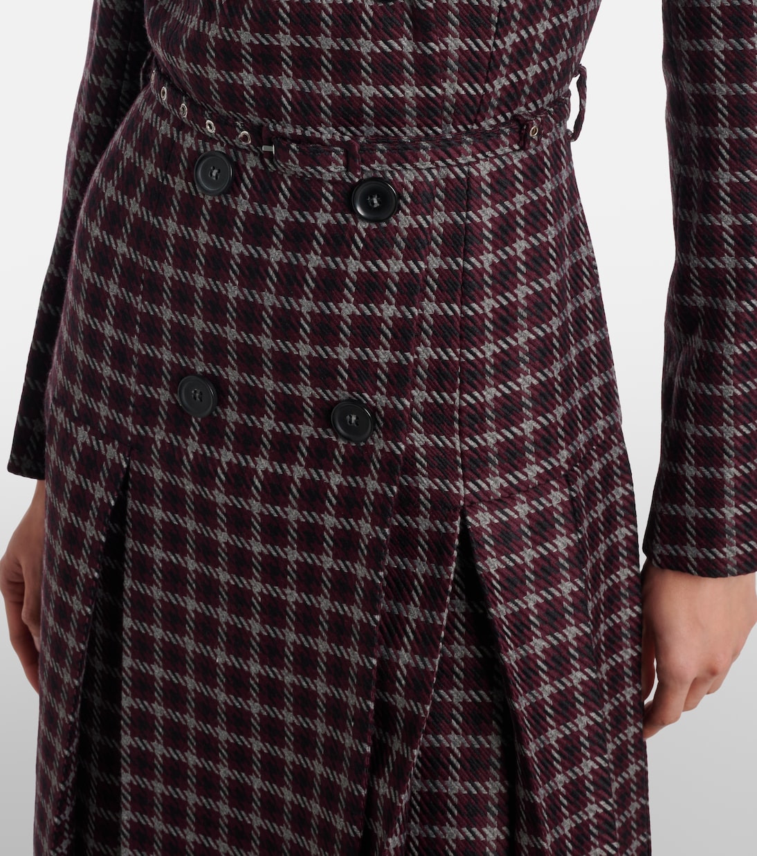 Midikleid Chaney aus einem Wollgemisch | Emilia Wickstead