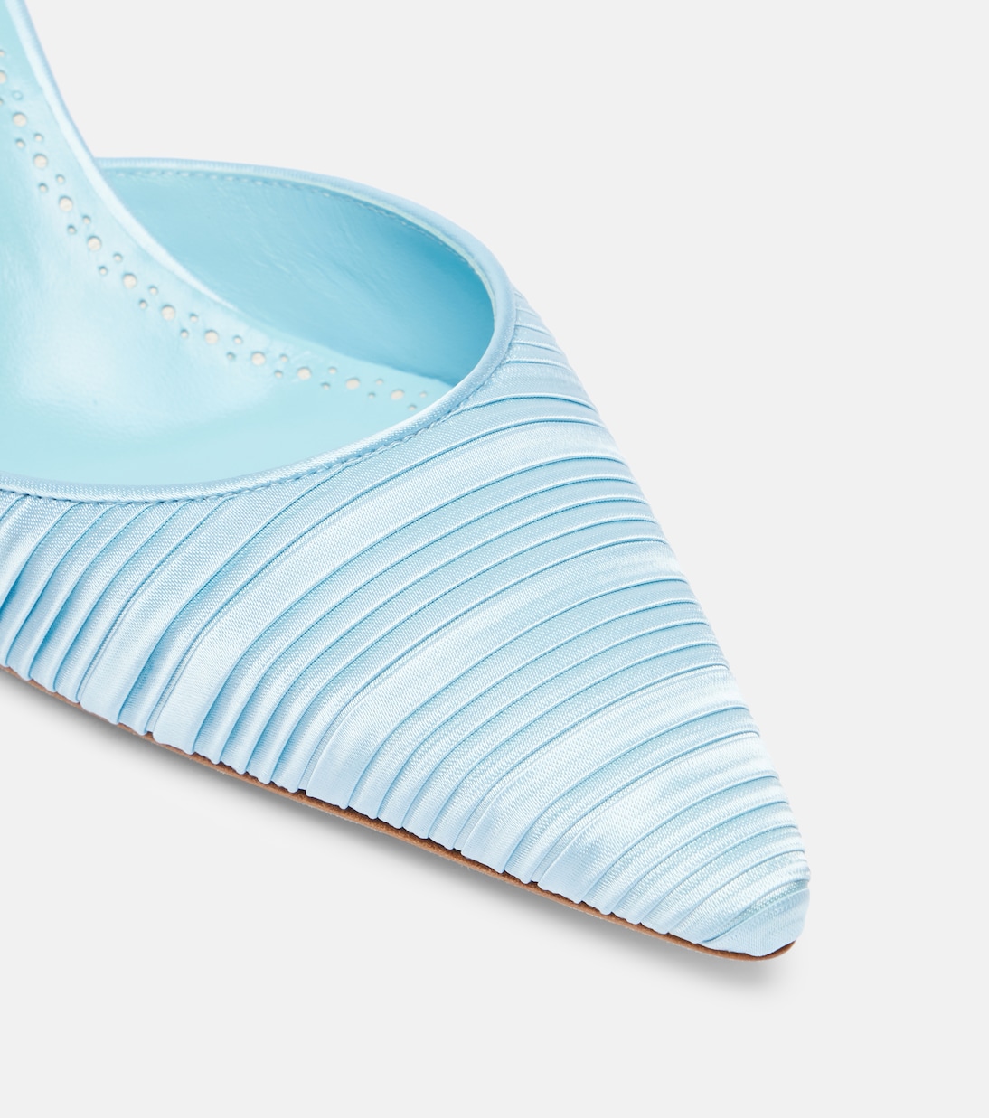 Carolyne 50 satin mules | Manolo Blahnik