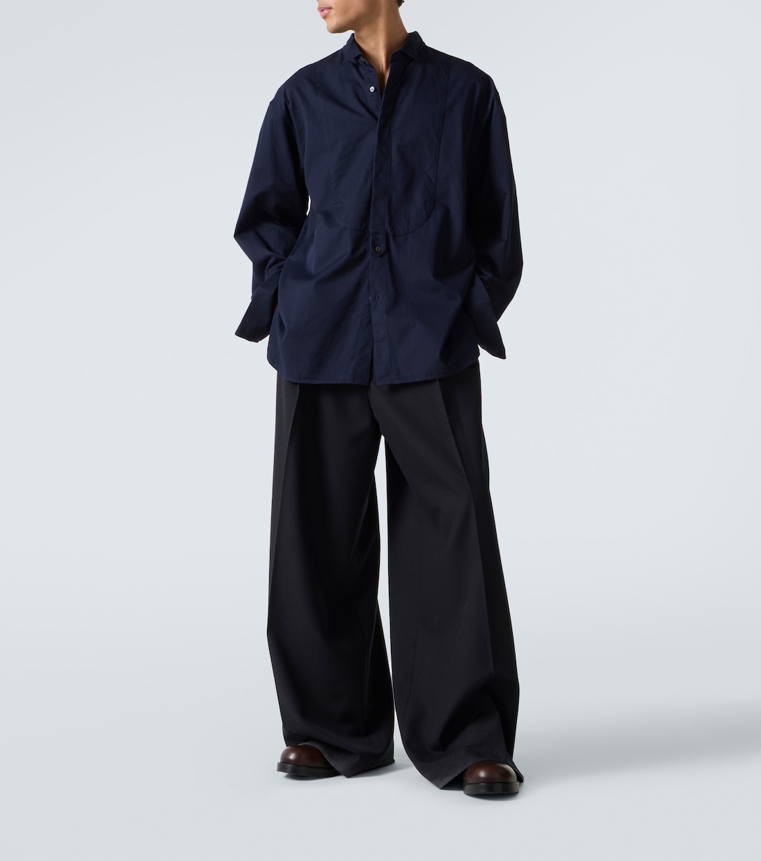 Chemise en sergé de coton | Dries Van Noten