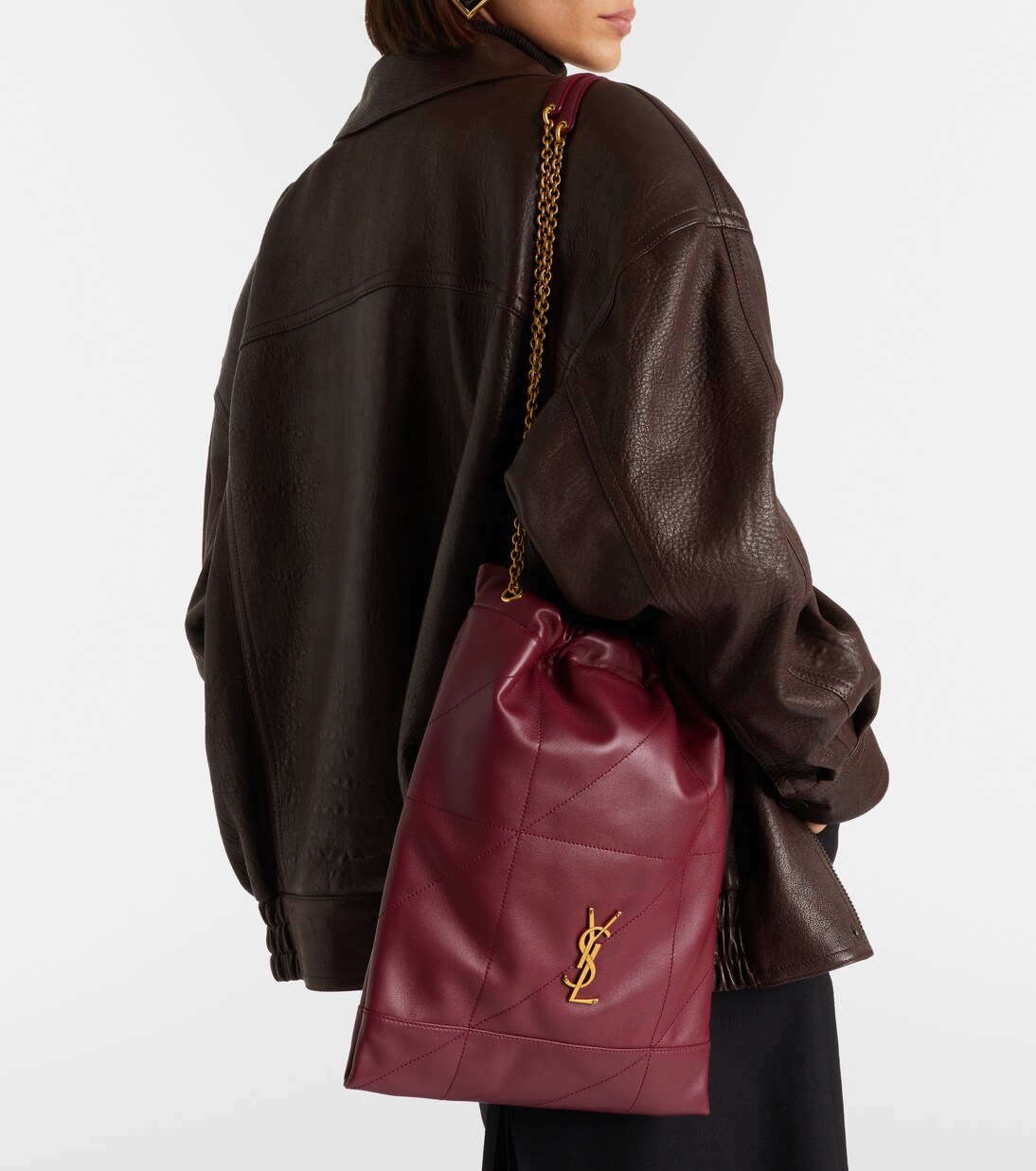 Jamie Cassandre Large leather shoulder bag | Saint Laurent