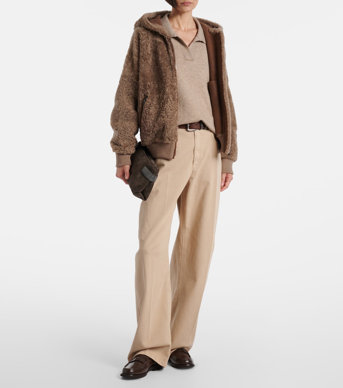 Mid-Rise Wide-Leg Jeans Monili | Brunello Cucinelli