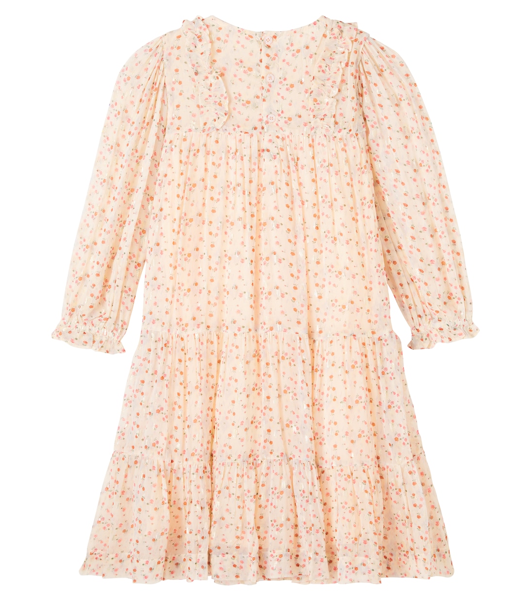 Nyna ruffle-trimmed lamé dress | Louise Misha