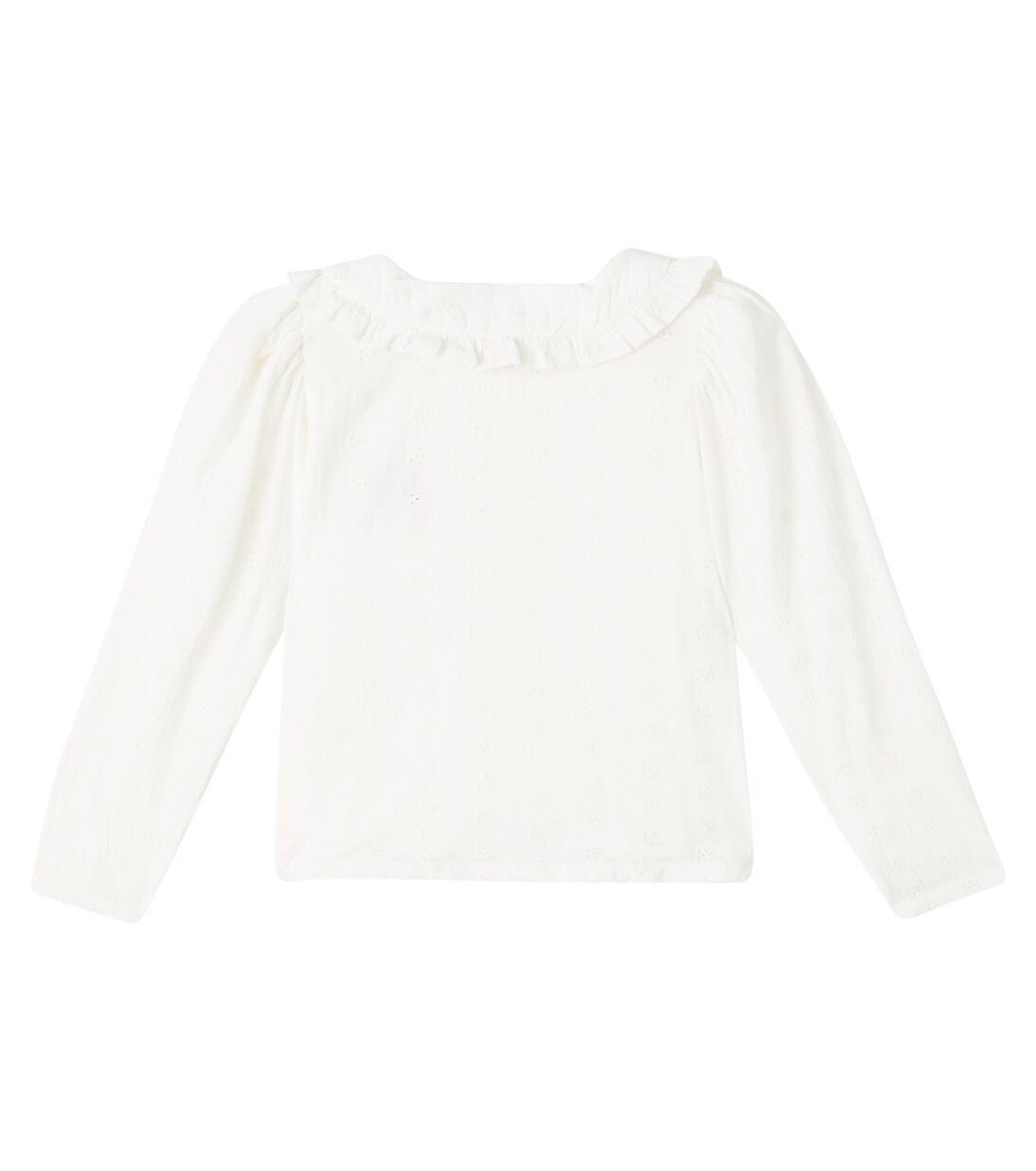 Broderie anglaise cotton shirt | Mini Rodini
