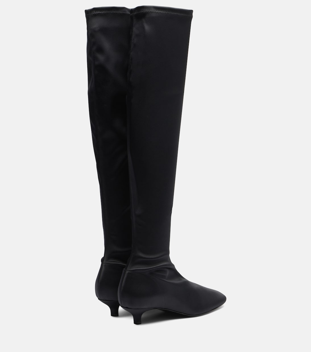 Satin knee-high boots | Toteme
