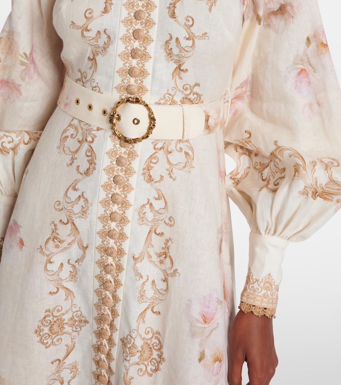 Hemdblusenkleid Hypnotic aus Leinen | Zimmermann