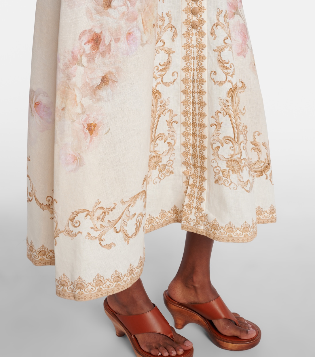 Hemdblusenkleid Hypnotic aus Leinen | Zimmermann