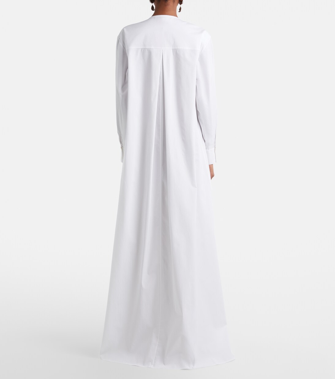 Embroidered cotton-blend gown | Carolina Herrera