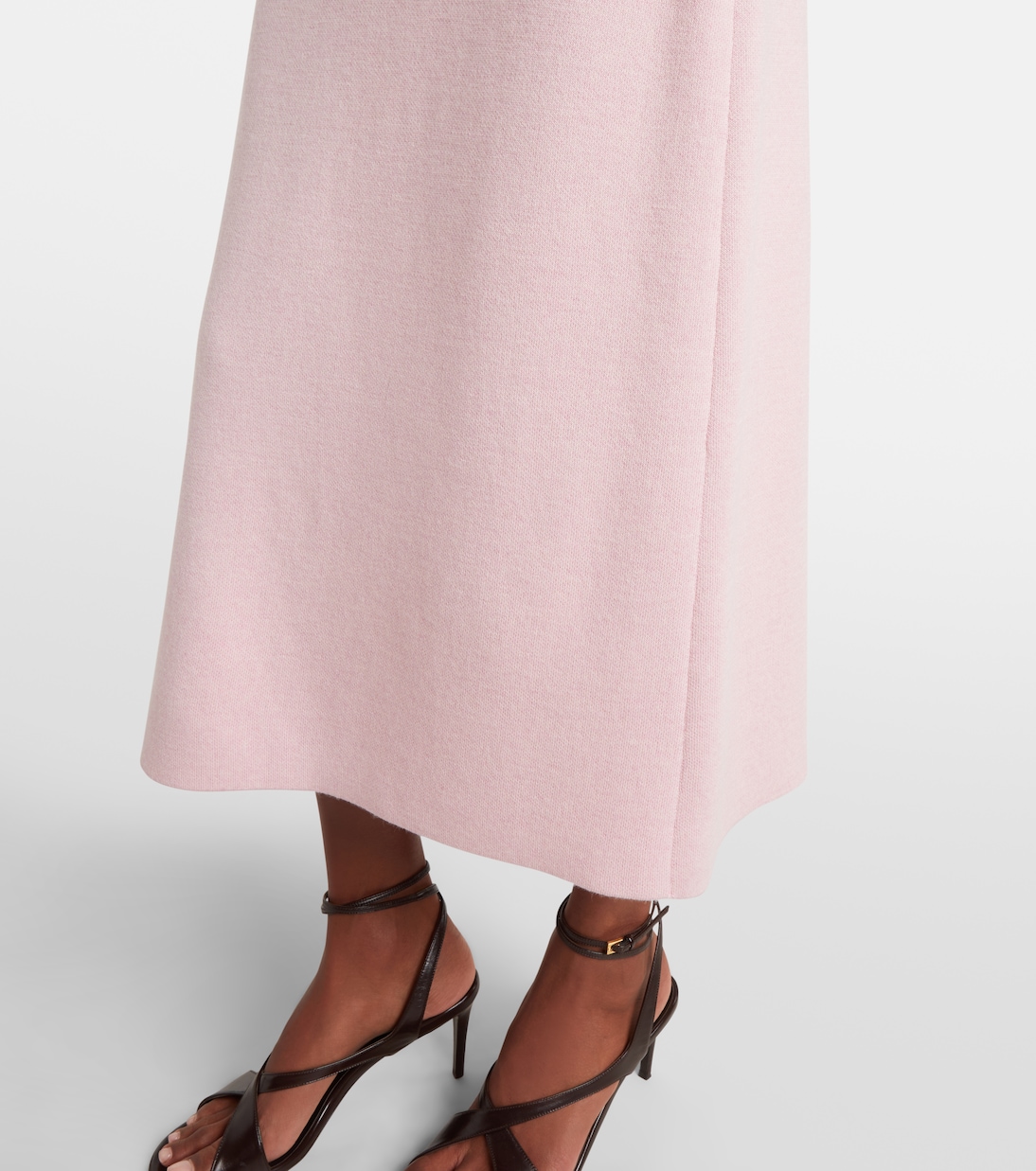 Patri knitted wool midi skirt | Khaite
