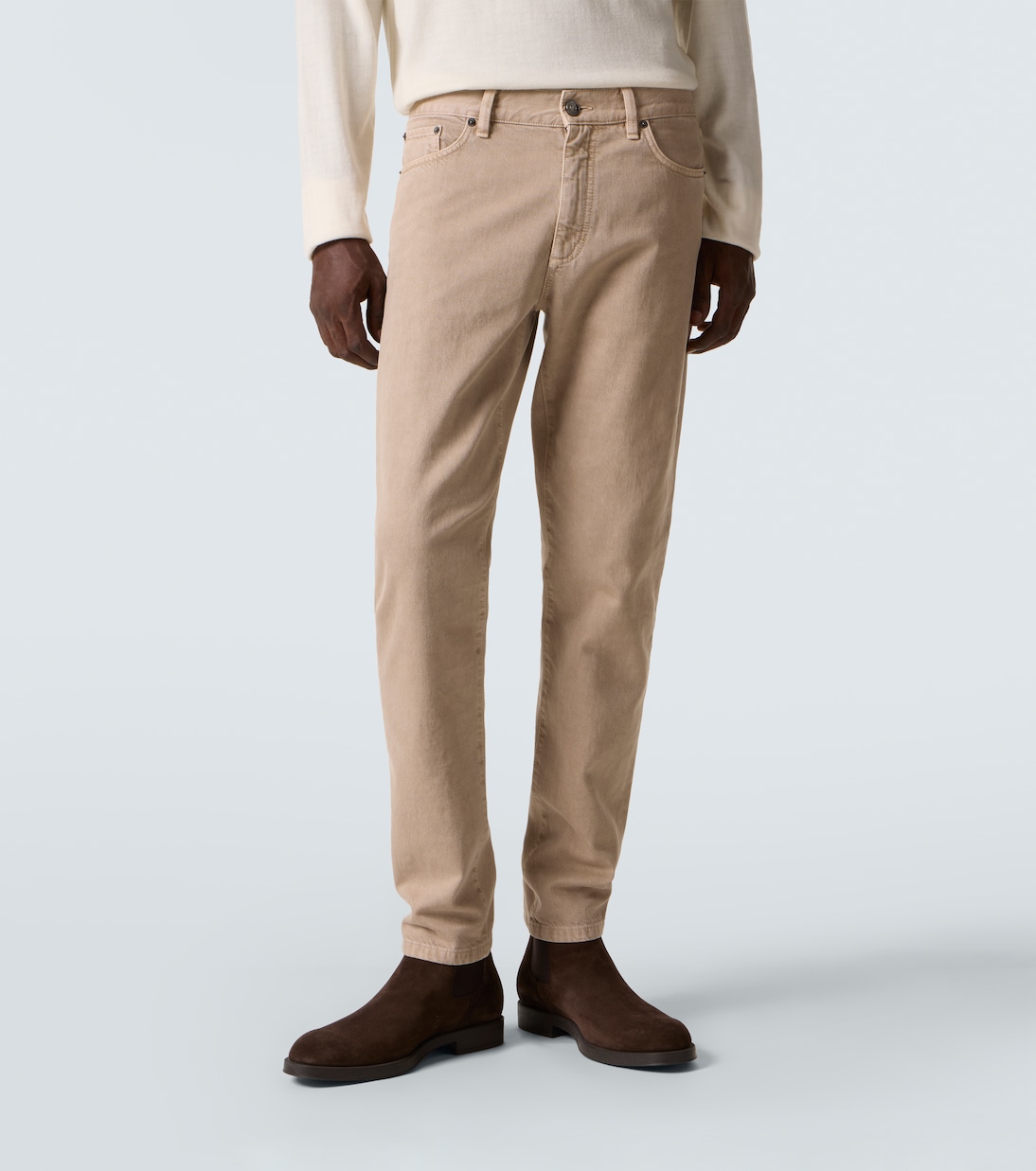 Jean slim Roccia à taille mi-haute | Zegna