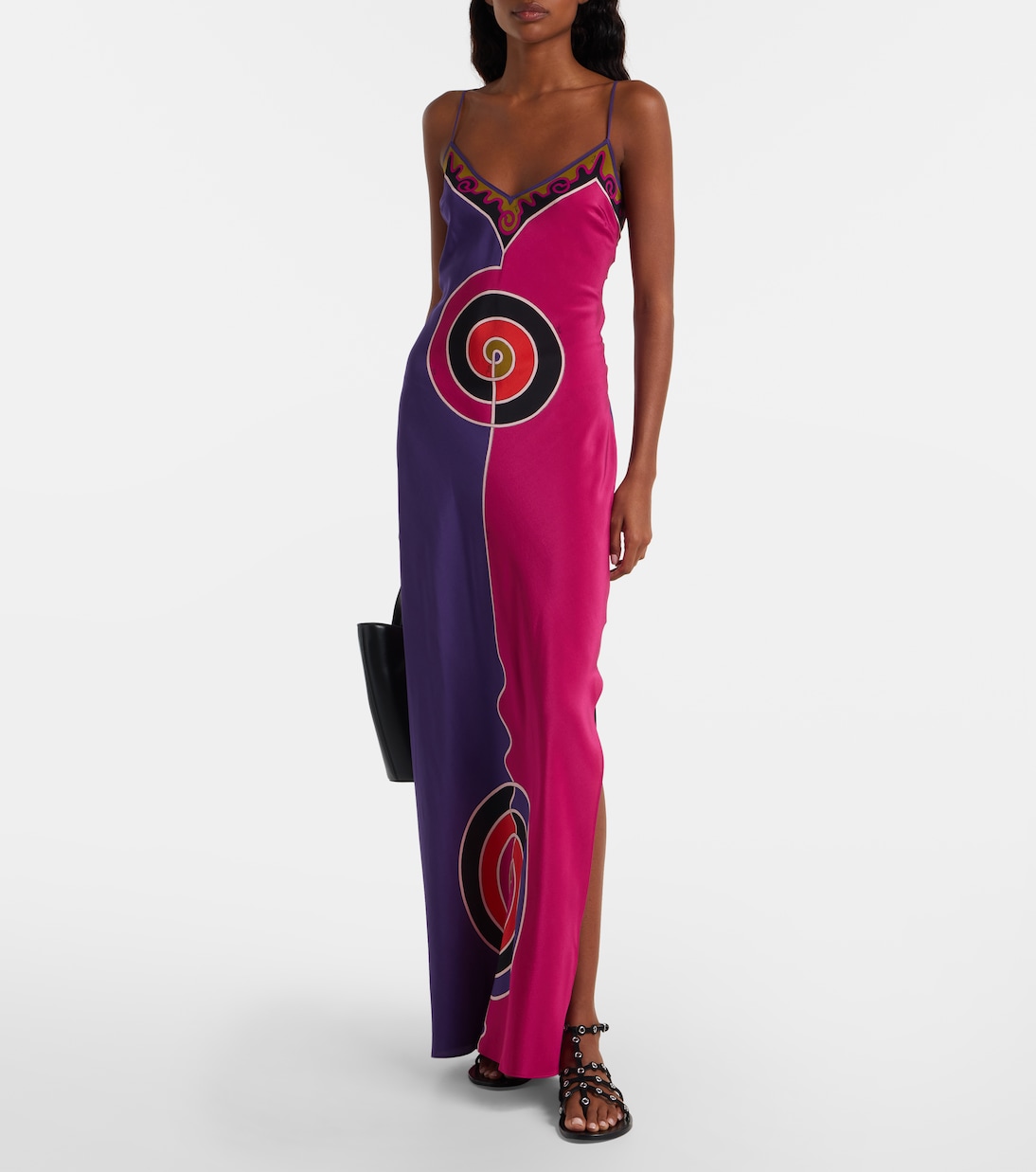 Printed silk crêpe de chine maxi dress | Pucci
