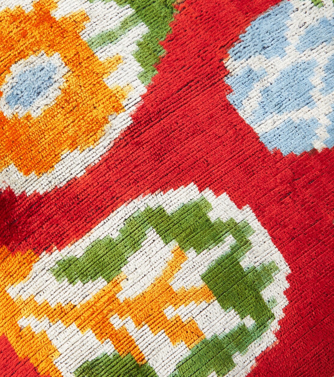 Silk and cotton velvet cushion | Les-Ottomans