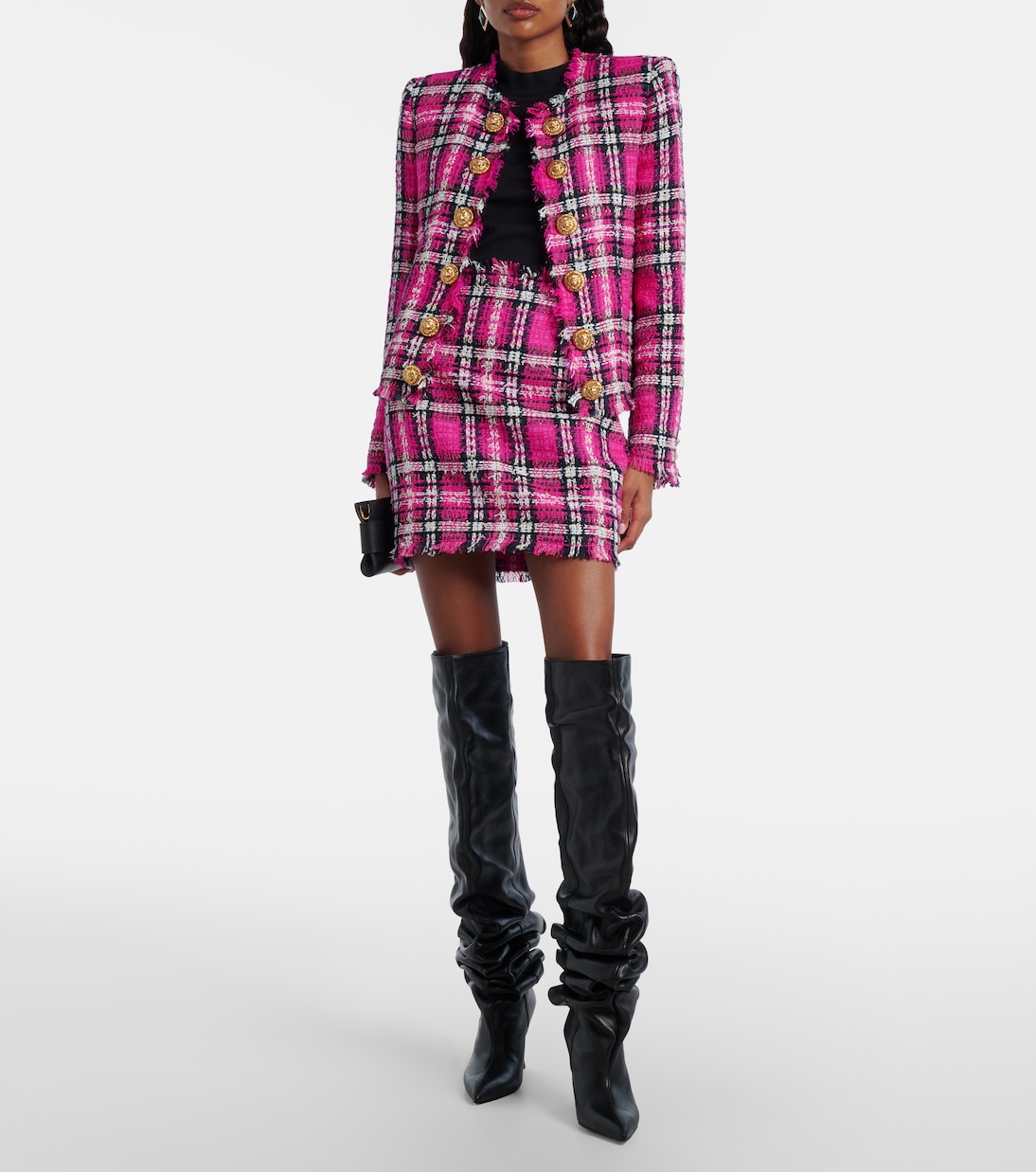 Minirock aus Tweed | Balmain