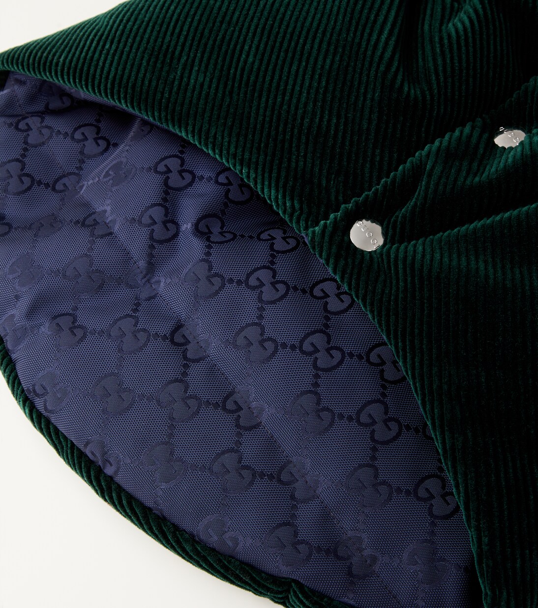 Reversible corduroy dog coat | Gucci