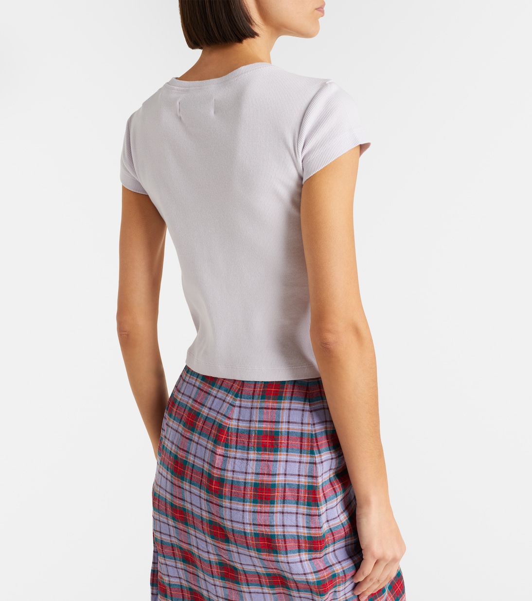 Peru cropped cotton-blend jersey T-shirt | Vivienne Westwood