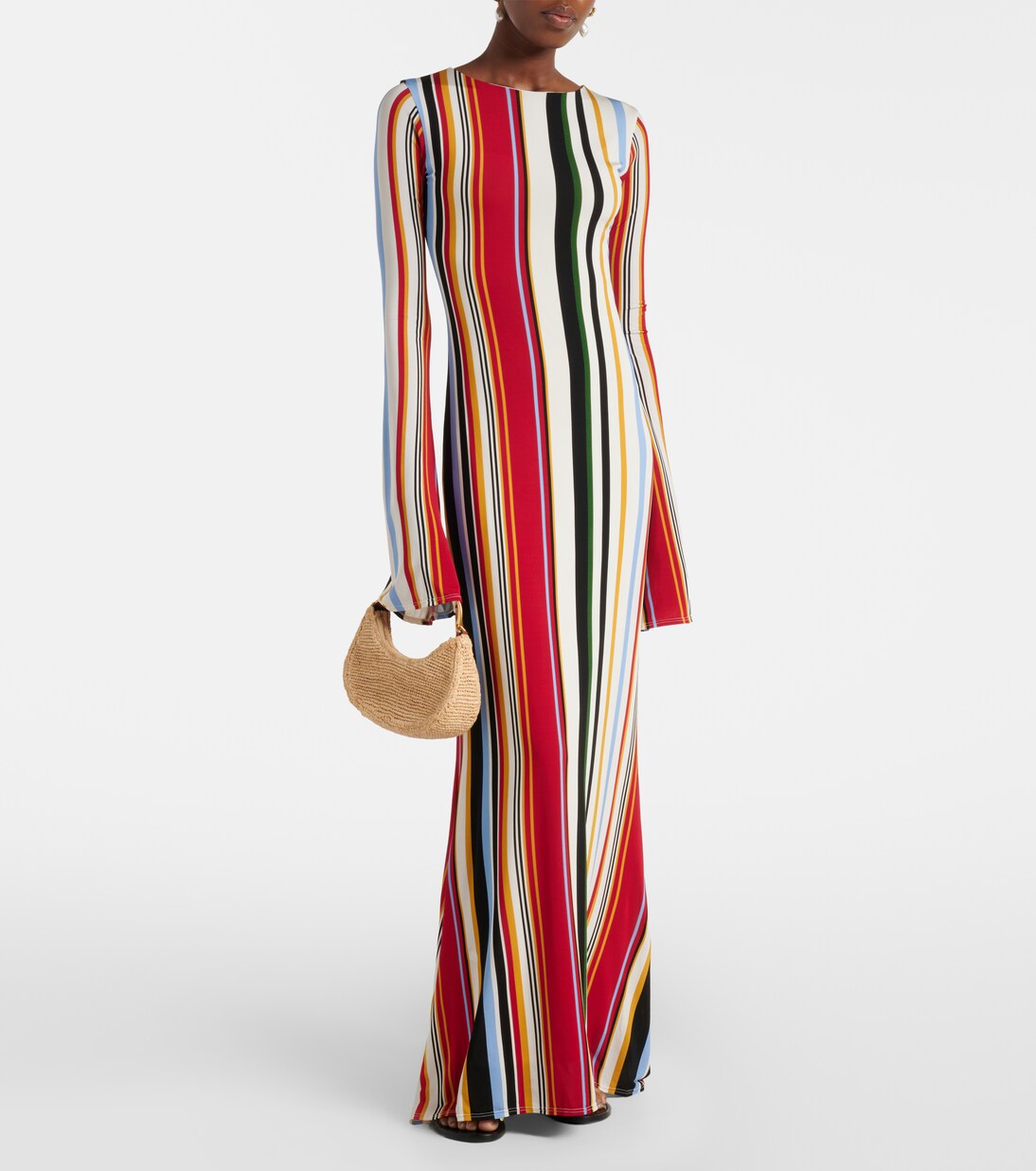 Amay striped jersey maxi dress | Cala de la Cruz