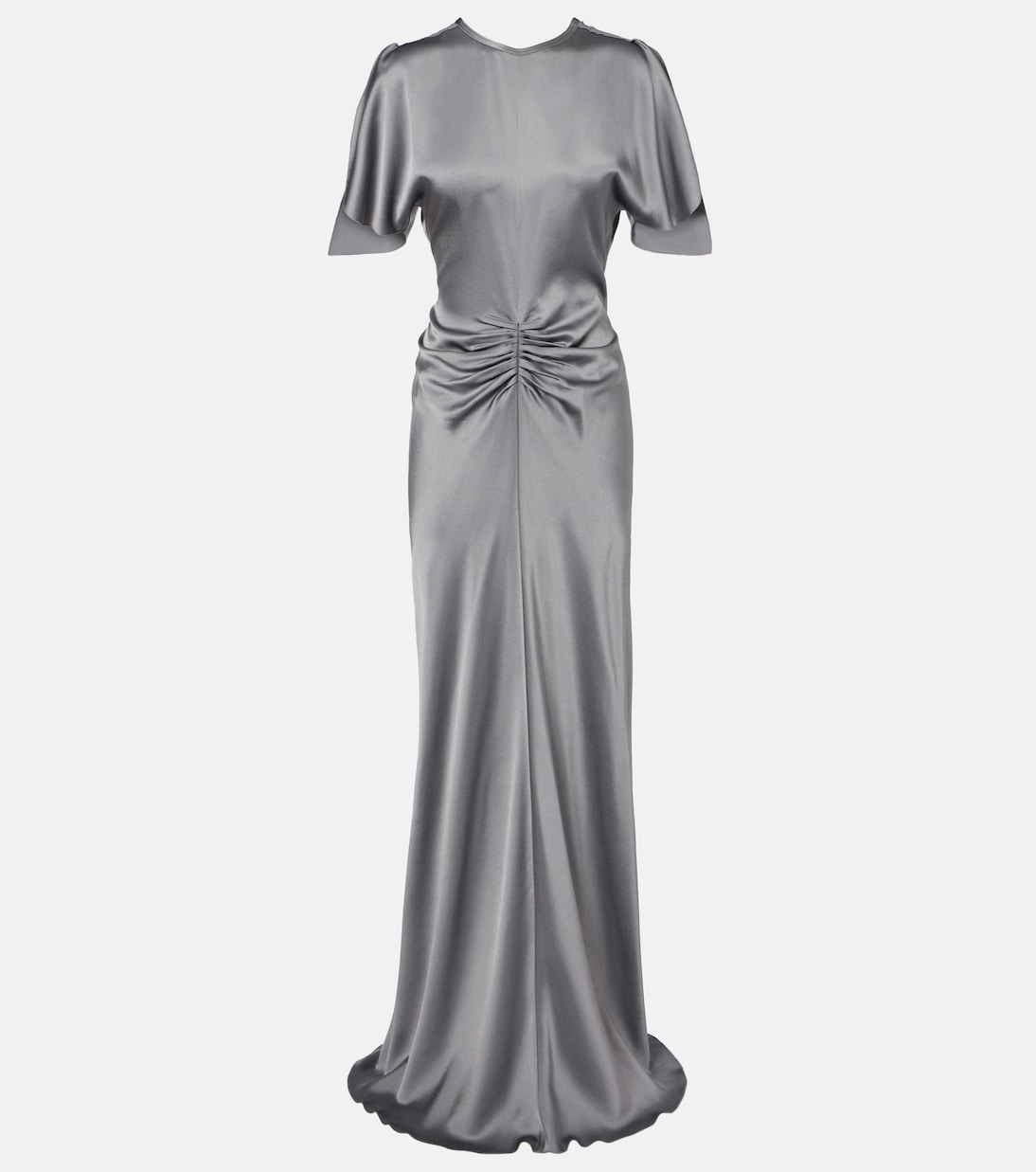Isabella gathered satin gown  | Victoria Beckham