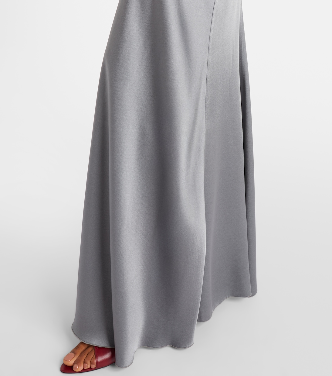 Isabella gathered satin gown  | Victoria Beckham