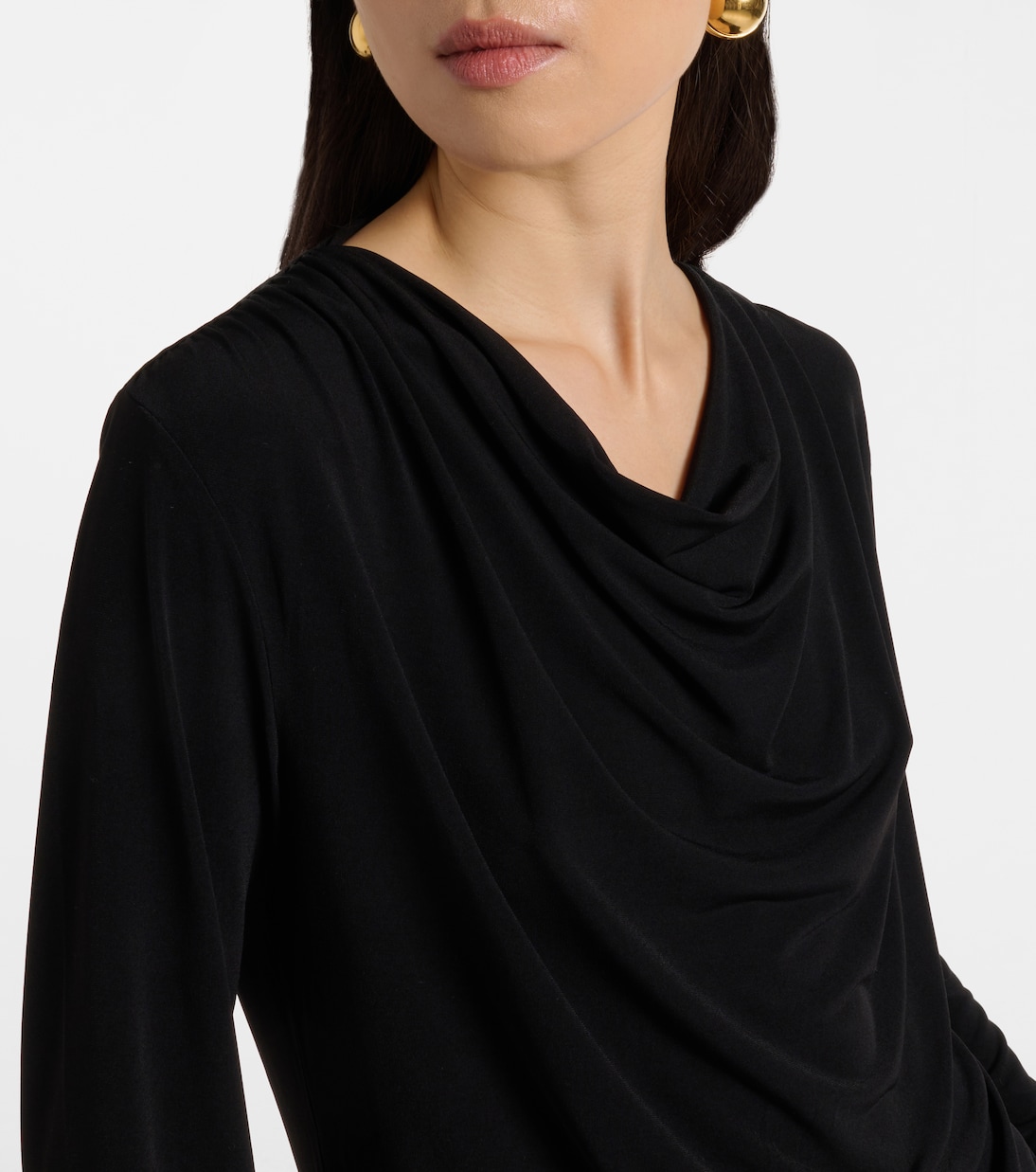 Top de jersey drapeado | Vince