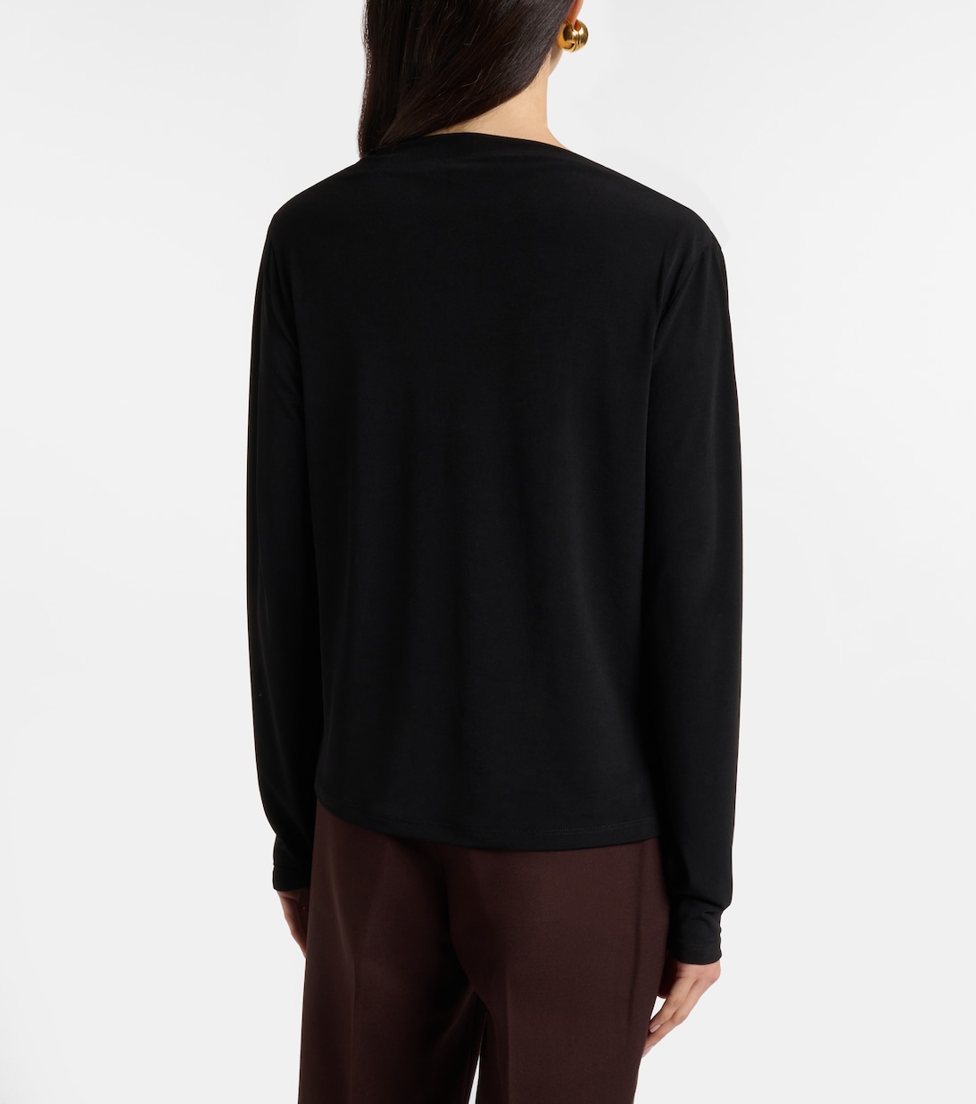 Top de jersey drapeado | Vince