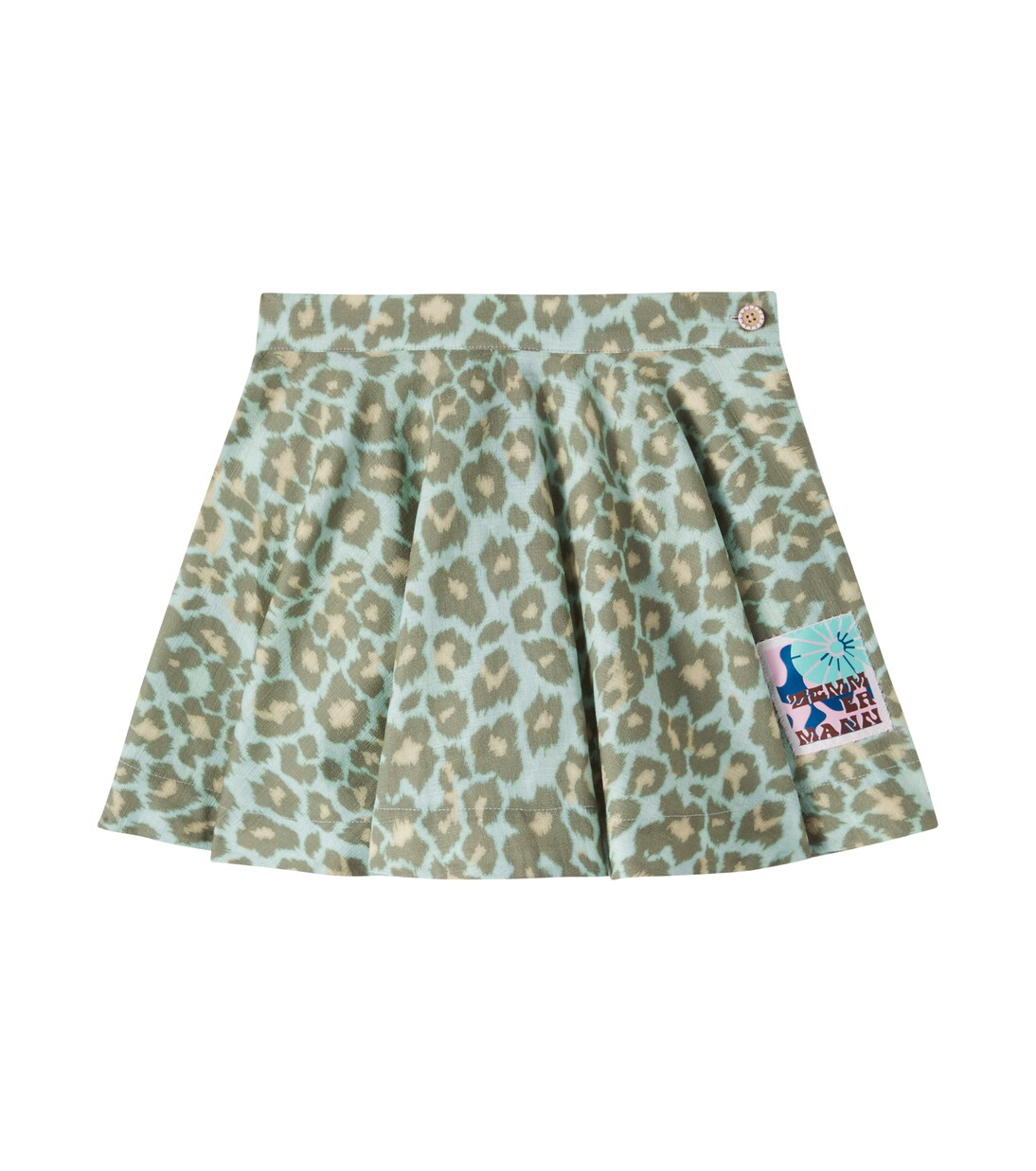 Leopard-print cotton skirt | Zimmermann Kids