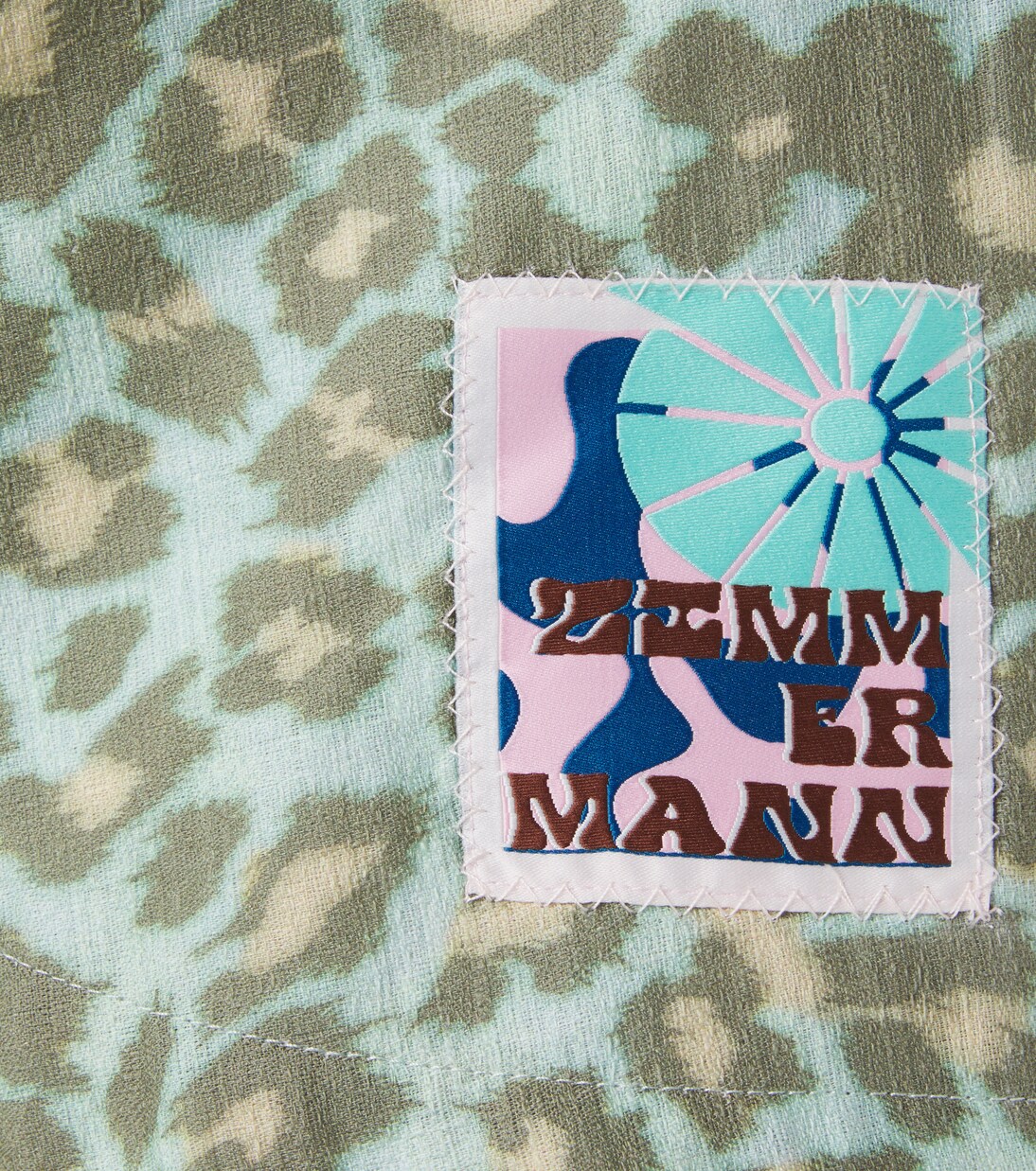 Leopard-print cotton skirt | Zimmermann Kids