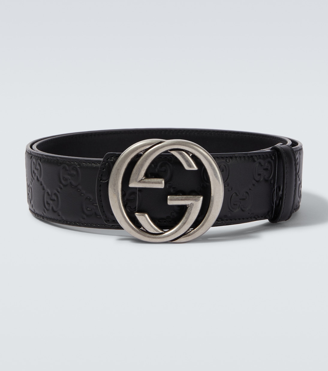 Interlocking G reversible leather belt | Gucci