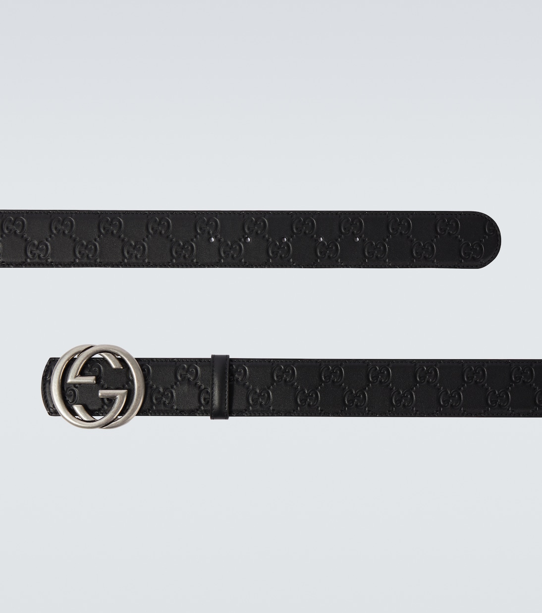 Interlocking G reversible leather belt | Gucci