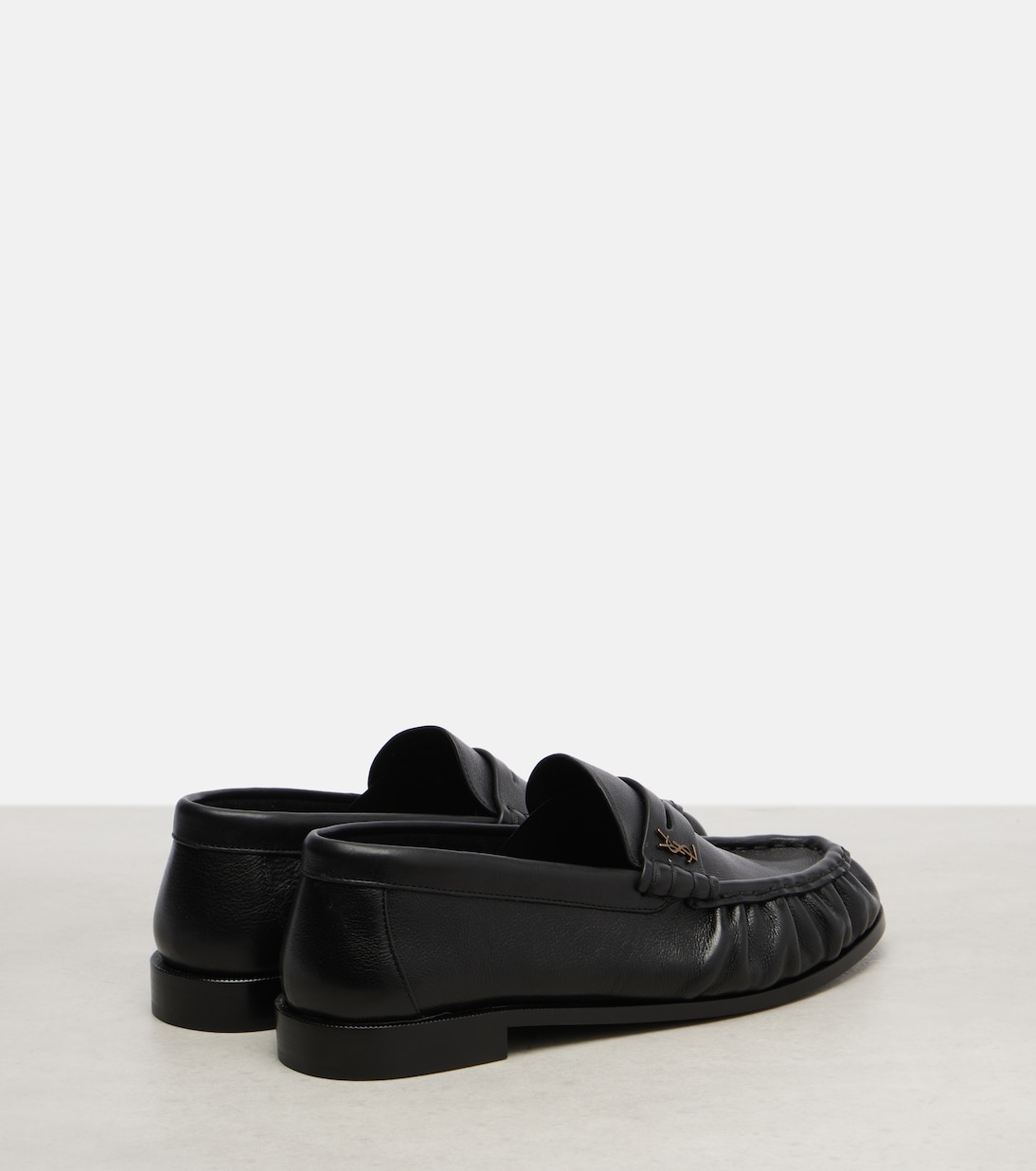 Le Loafer leather penny loafers | Saint Laurent