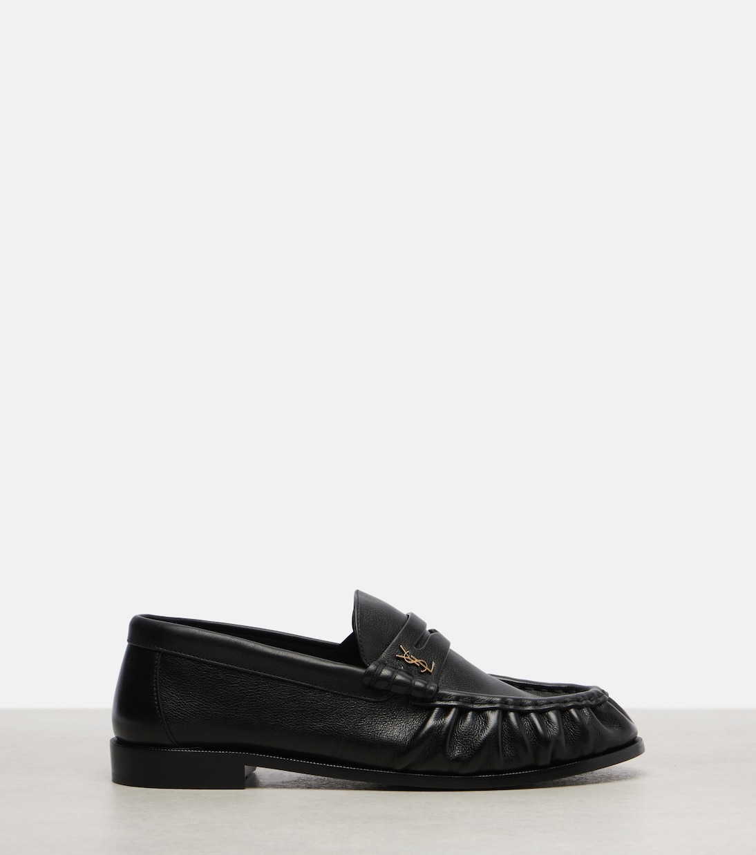 Le Loafer leather penny loafers | Saint Laurent