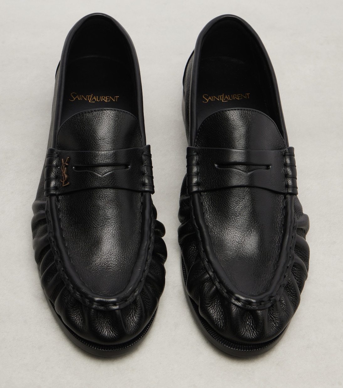 Le Loafer leather penny loafers | Saint Laurent