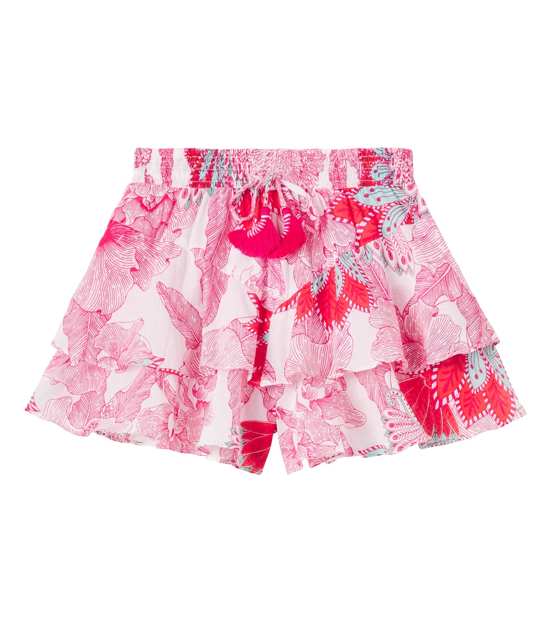 Thalia ruffled cotton shorts | Poupette St Barth Kids