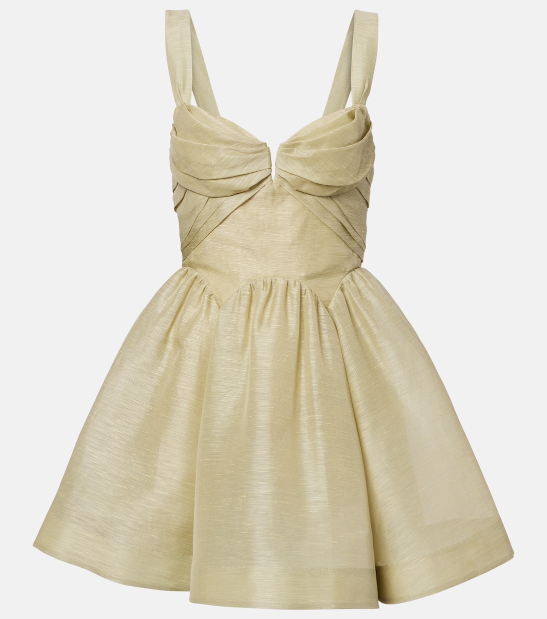 Rebellion linen and silk organza minidress | Zimmermann