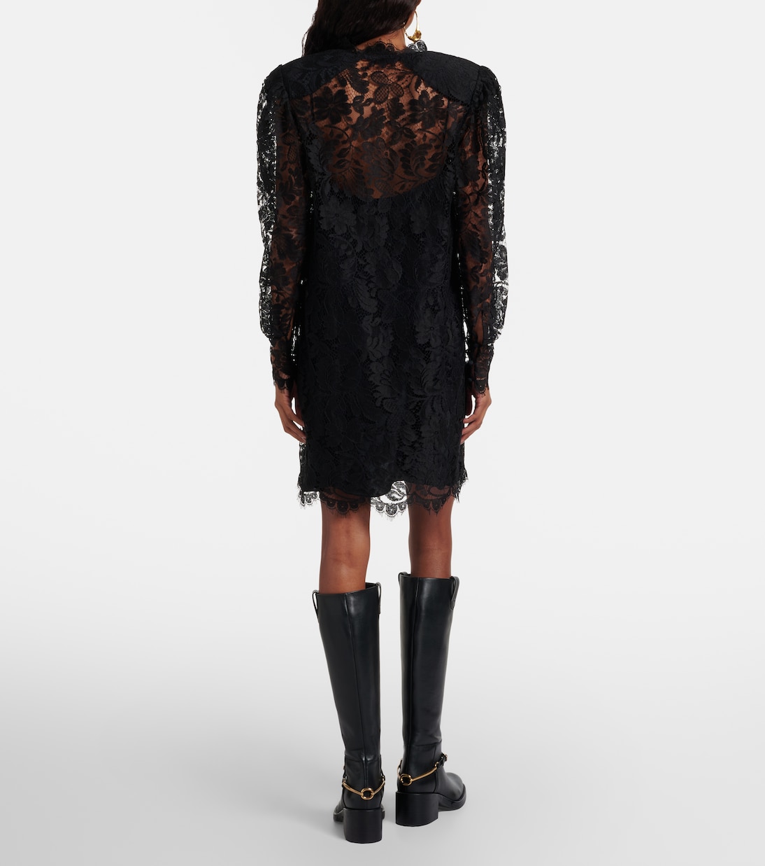 Robe en dentelle à fleurs | Chloé