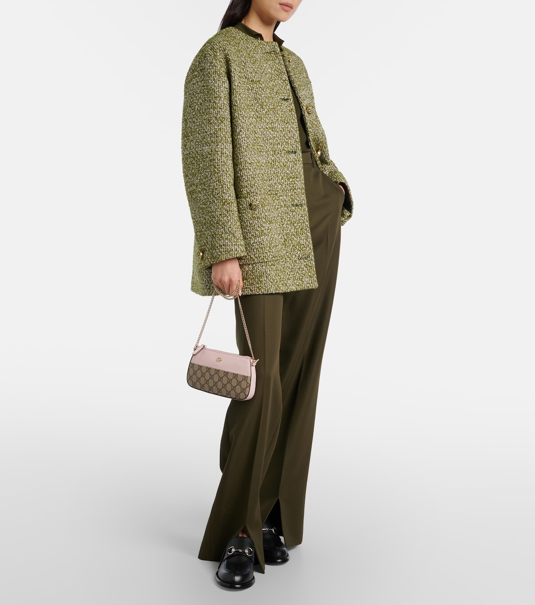 Schultertasche GG Marmont Mini mit Leder | Gucci